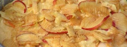 яблочная шарлотка на сидре. Шаг 6