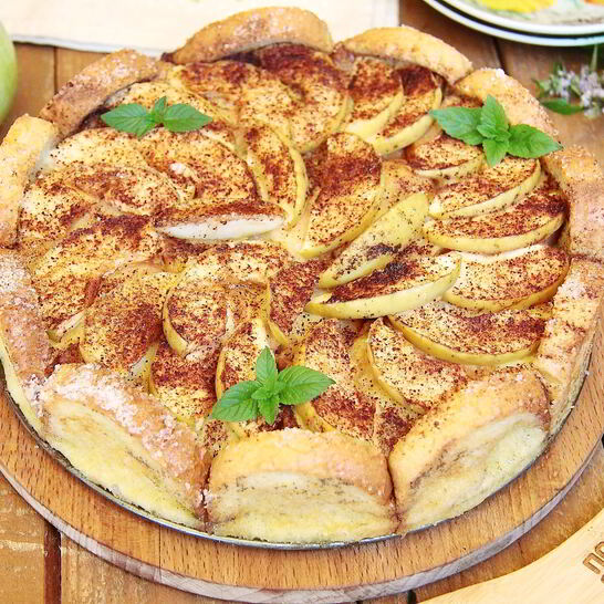 Рецепт яблочная шарлотка с хлебом