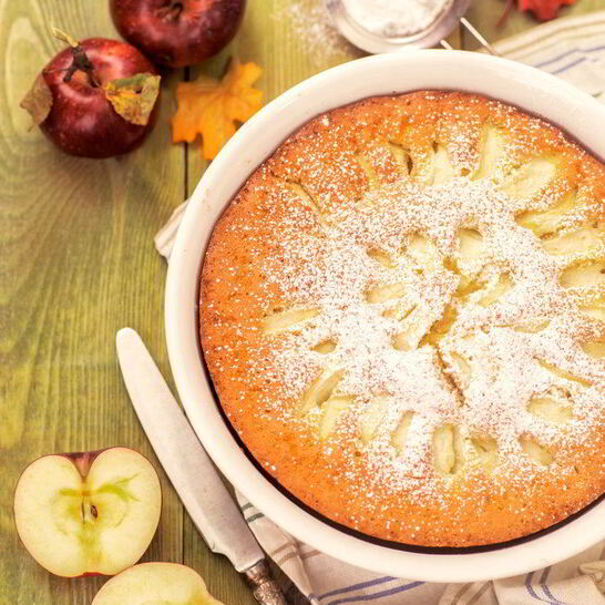 Рецепт яблочный пирог-шарлотка