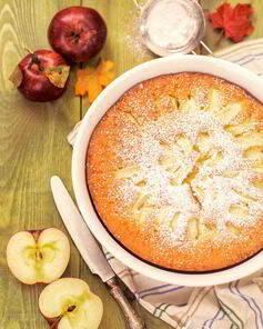 Яблочный пирог-шарлотка