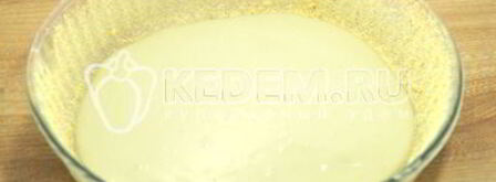 заливная шарлотка с яблоками. Шаг 9