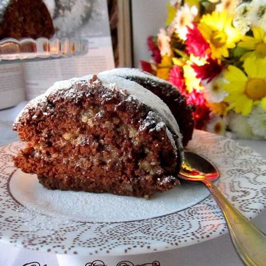 Рецепт шоколадно-ореховый рулет