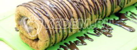 шоколадный рулет. Шаг 13