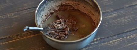 шоколадные блинные рулетики. Шаг 3