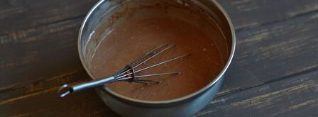 шоколадные блинные рулетики. Шаг 4