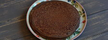 шоколадные блинные рулетики. Шаг 6