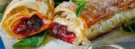 штрудель с вишней. Шаг 9