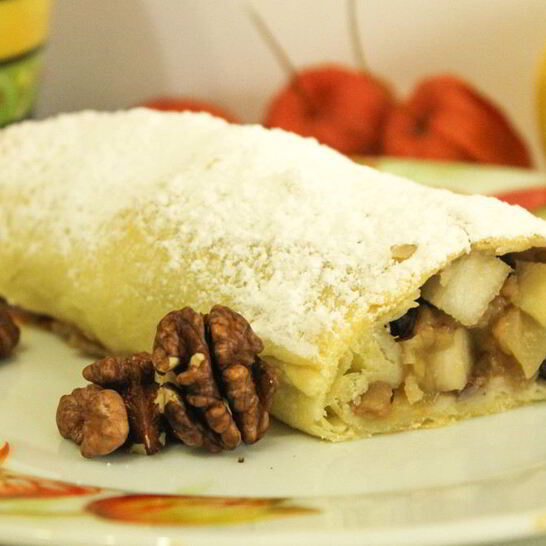 Рецепт штрудель с яблоками