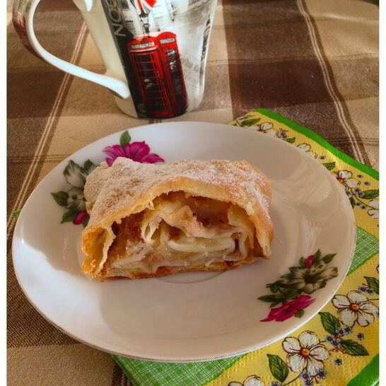 Рецепт яблочный штрудель