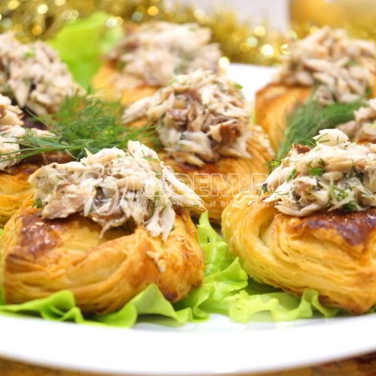 Рецепт слойки аппетитные