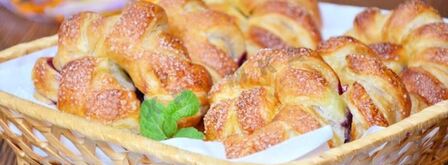 слойки с черникой. Шаг 9