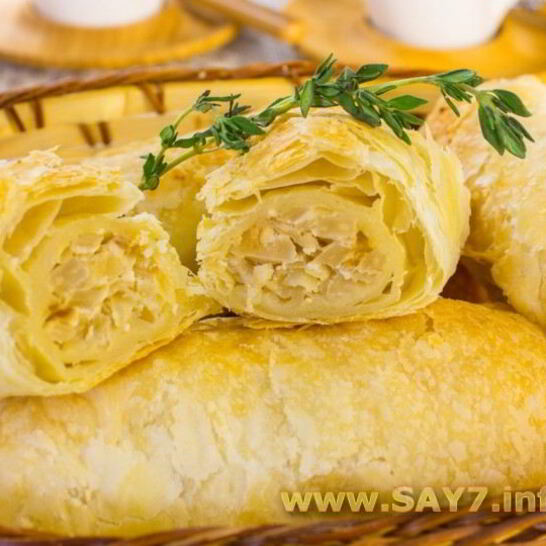 Рецепт слойки с капустой