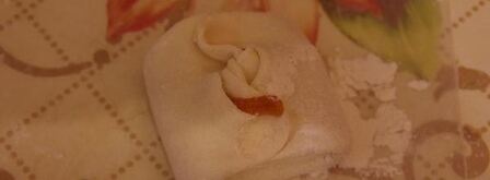 слойки с конфитюром из айвы. Шаг 7