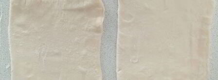 слойки с творогом и виноградом. Шаг 2