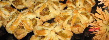 слойки с тыквой и грецким орехом. Шаг 4