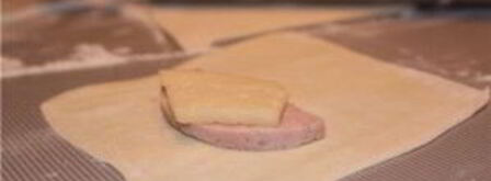 слойки с ветчиной и сыром. Шаг 3