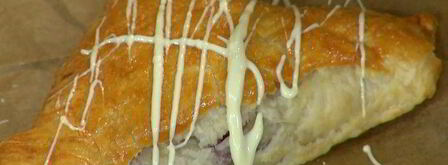 слойки с вишней и белым шоколадом. Шаг 11