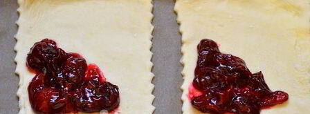 слойки с вишней. Шаг 9