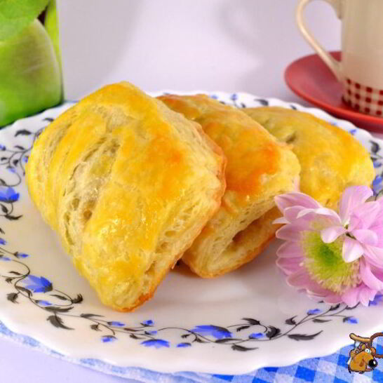 Рецепт слойки с яблочным вареньем