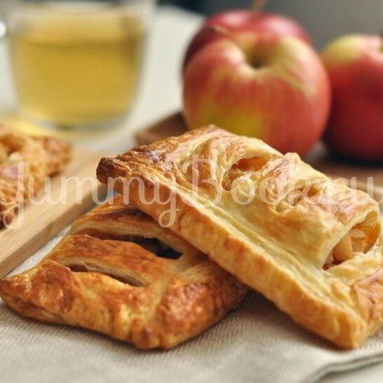 Рецепт слойки с яблоками