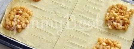 слойки с яблоками. Шаг 4