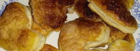 слойки сердечки с клубникой и сыром маскарпоне. Шаг 4