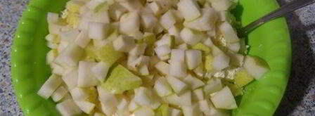 диетические сырники с грушей. Шаг 6