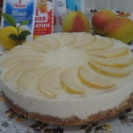 Рецепт лимонно-грушевый творожник