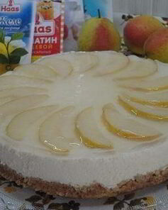 Лимонно-грушевый творожник