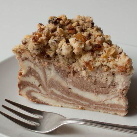 Рецепт мраморный творожник с мюсли