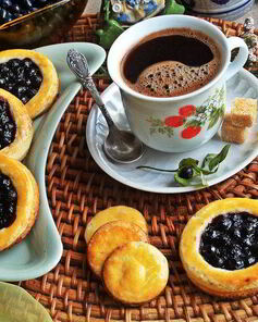 Песочники с черникой