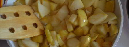 песочный творожник с яблочной начинкой. Шаг 5