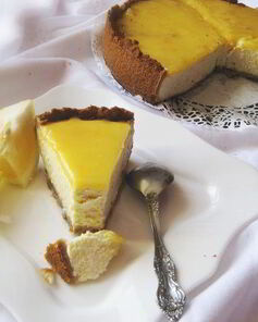 Сырник с лимонным курдом