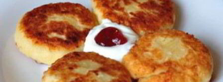 сырники из творога на сковороде. Шаг 4