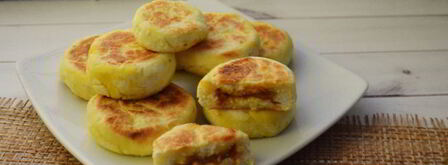 сырники с арахисовой пастой. Шаг 6