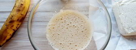 сырники с бананом и медом. Шаг 4