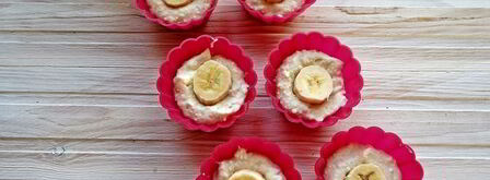 сырники с бананом в духовке. Шаг 8