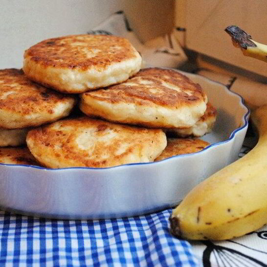 Рецепт сырники с бананом