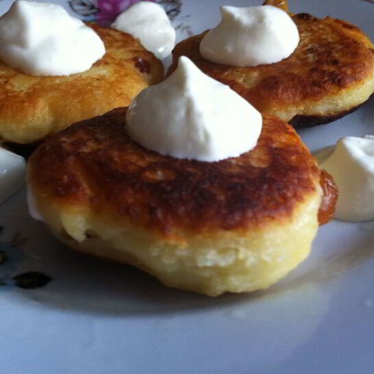 Рецепт сырники с курагой