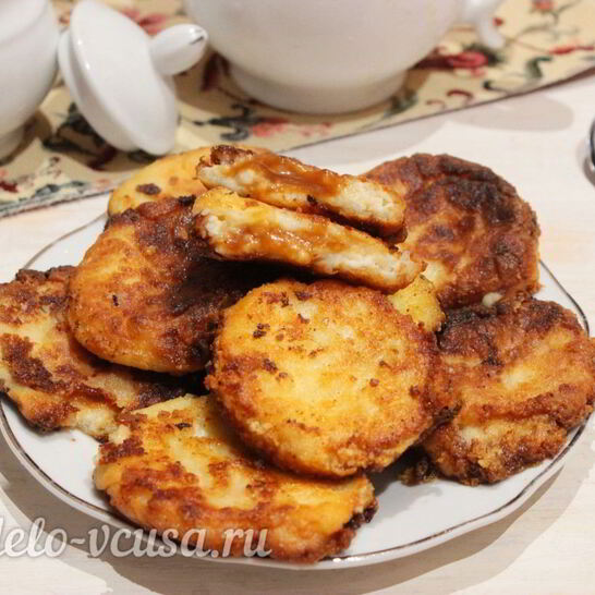 Рецепт сырники с вареной сгущенкой