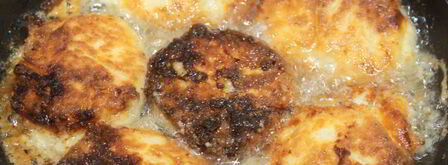 сырники с вареной сгущенкой. Шаг 10