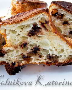 Запеченные сырники с шоколадными каплями