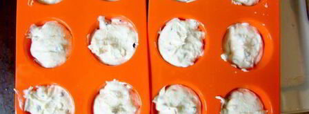 запеченные сырники с шоколадными каплями. Шаг 3