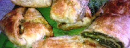 сырно шпинатные слойки. Шаг 5