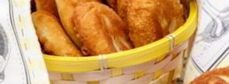 быстрое тесто на кефире для пирожков. Шаг 10