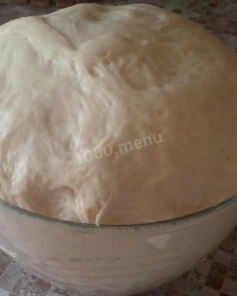 Дрожжевое тесто безопарным способом