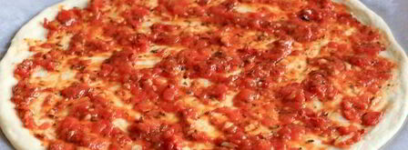 дрожжевое тесто на кефире для пиццы. Шаг 15