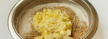 песочное ореховое тесто. Шаг 6