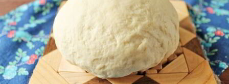пресное тесто на кефире для пирожков. Шаг 10