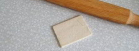 слоеное тесто с яблоками. Шаг 3